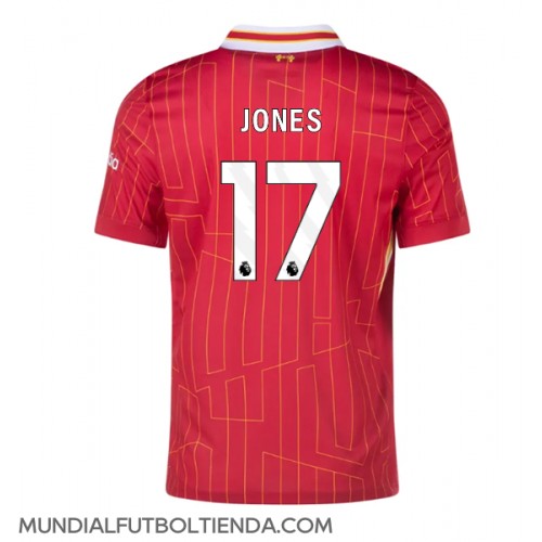 Camiseta Liverpool Curtis Jones #17 Primera Equipación Replica 2024-25 mangas cortas